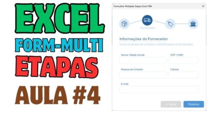 Formulário de Múltiplas Etapas em Excel VBA: Validações e Otimização de Código